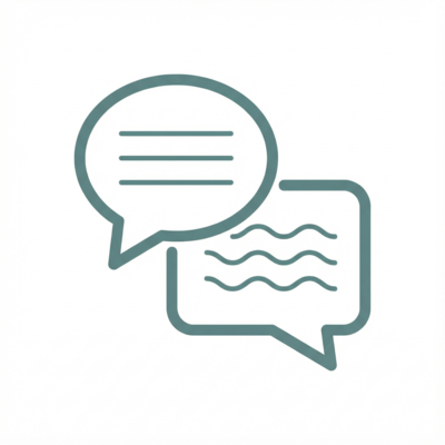 Communication styles icon