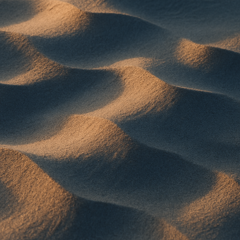 Dune shadows representing emotional contrasts